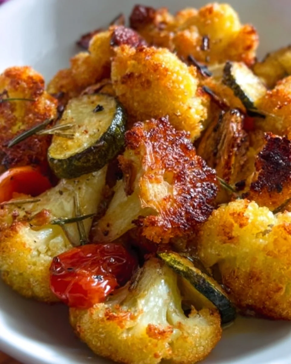 Healthy cauliflower recipes and roasted vegetable side dishes for nutritious meals.