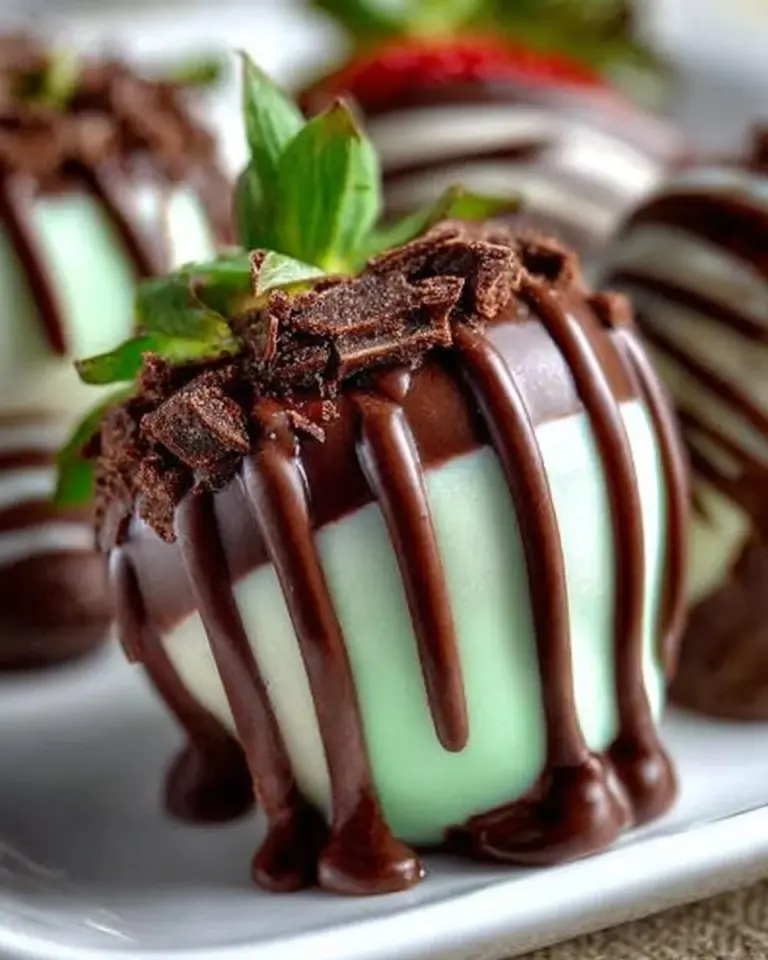 Delicious chocolate covered strawberries beautifully arranged on a platter