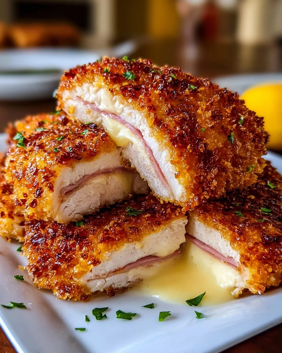 Golden crispy Malibu Chicken served with fresh sides