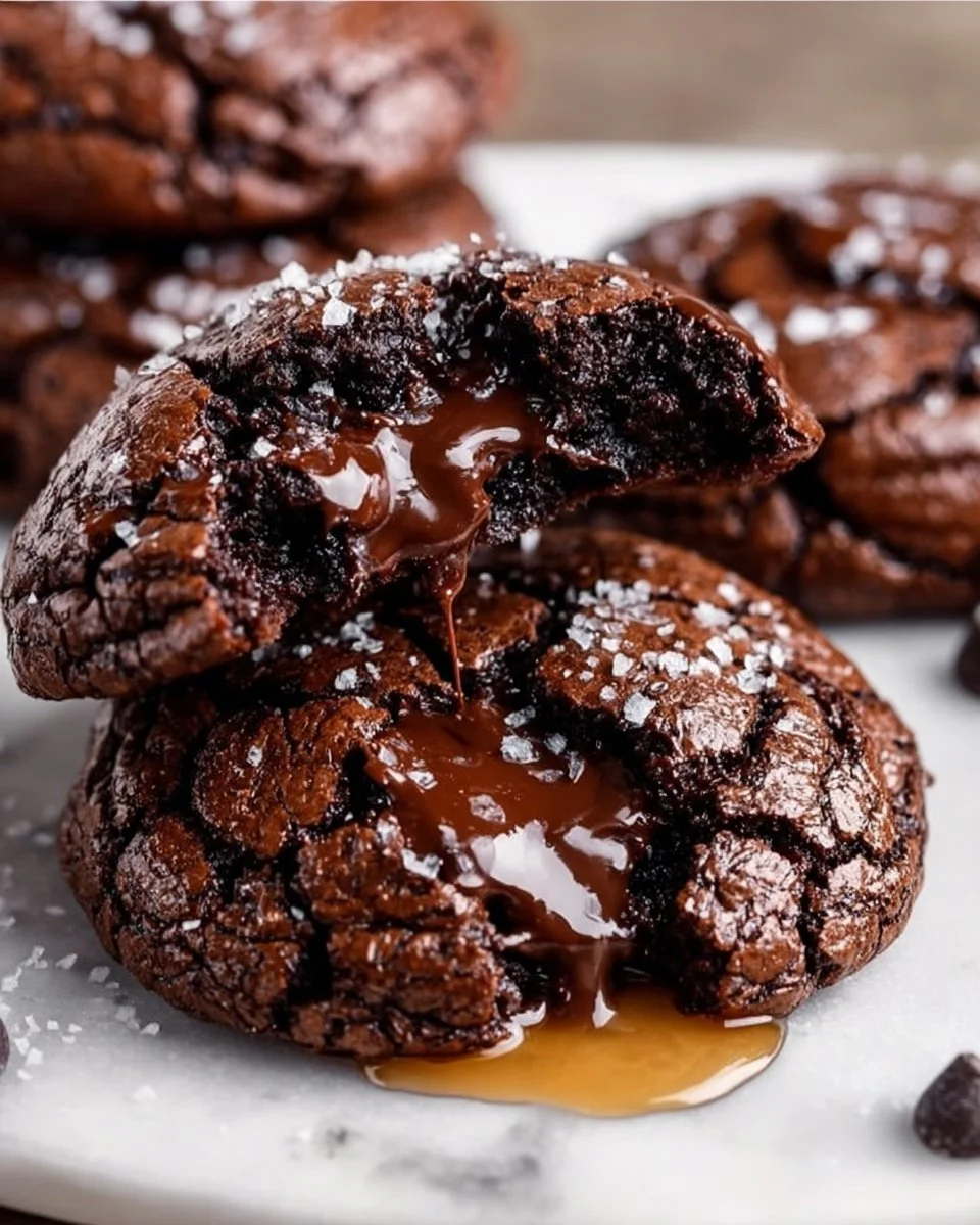 Gourmet brownie cookies - rich chocolate and chewy texture for dessert lovers