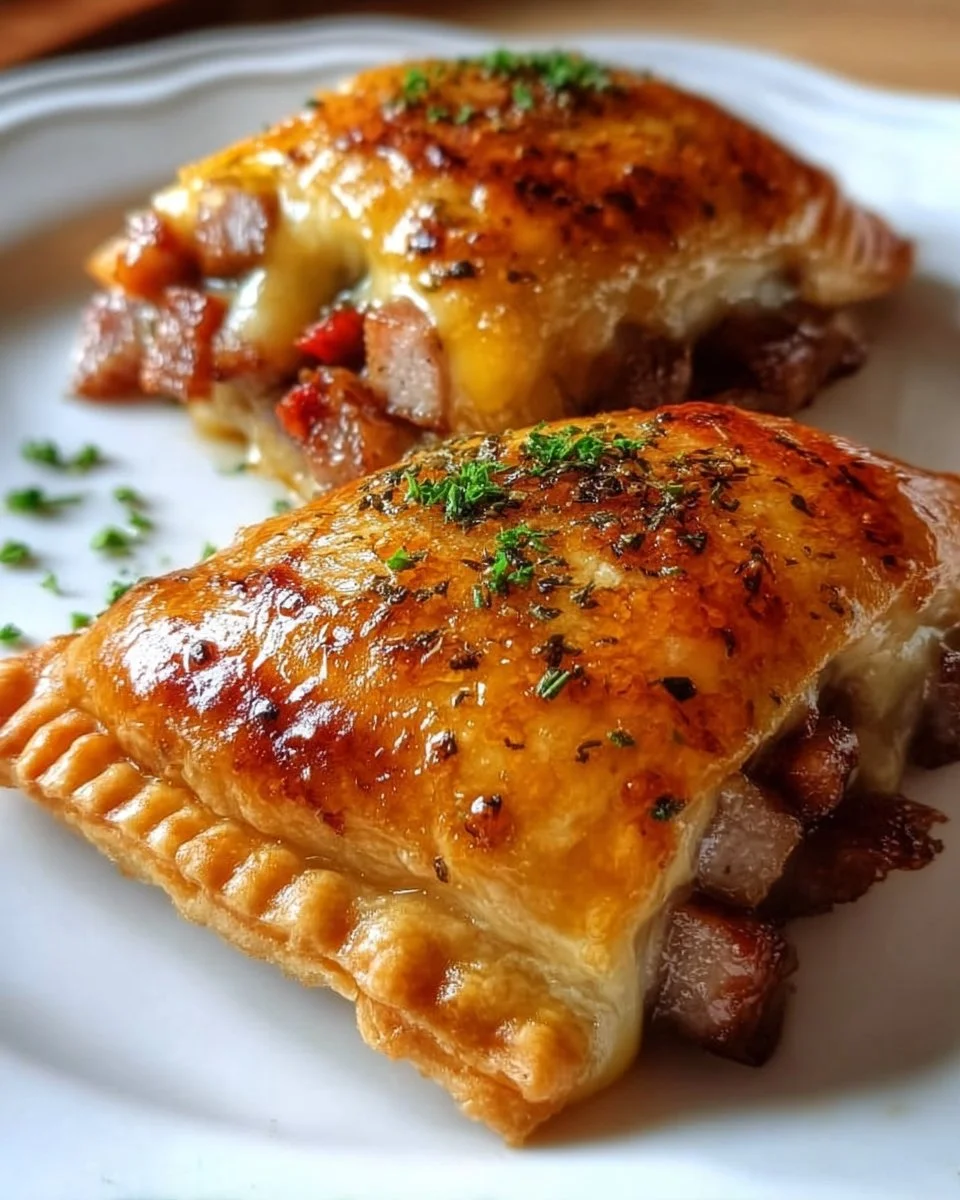 Assorted meat tapas served on a wooden board with olives and bread.