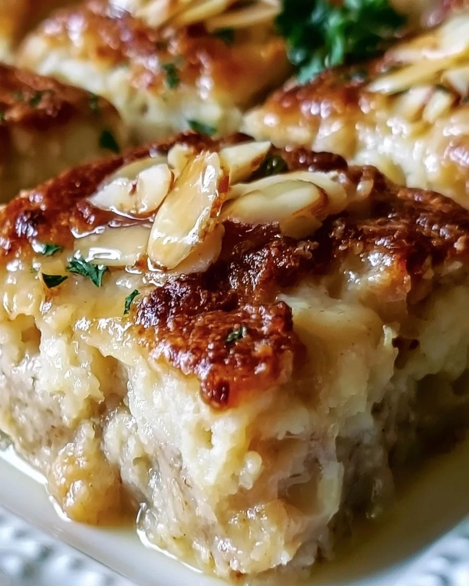 Delicious Almond Banket Bars with flaky pastry and almond filling