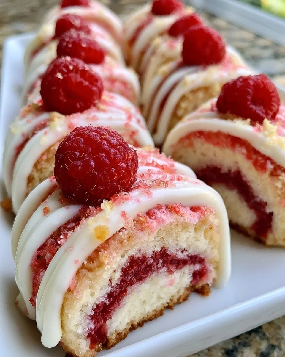 Delicious raspberry cookies fresh out of the oven with vibrant red fruit filling