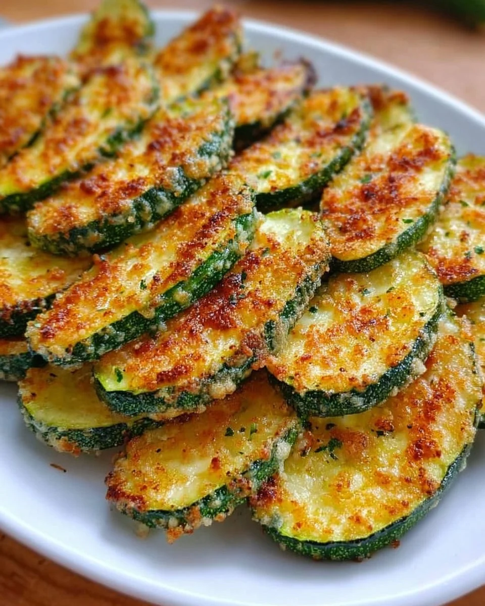 Fresh crispy zucchini dish served as a side with healthy fried zucchini slices.