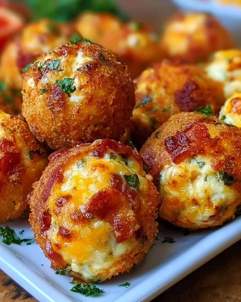 Cheesy bacon poppers served as easy appetizers with jalapenos