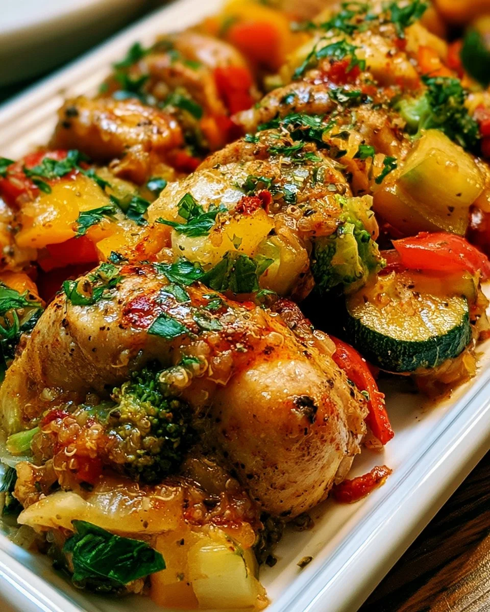 High-fiber high-protein meal with vibrant vegetables and grains